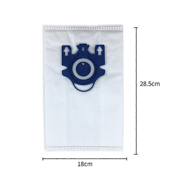 Förpackning med 10 dammsugarpåsar, vit, 285*180mm