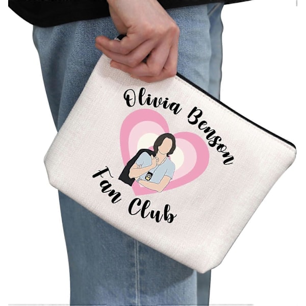 Law TV-serie Inspirerad Gåva Olivia Benson Fan Club Sminkväska Olivia Benson Kosmetikväska Deckarälskare Gåva 90-tals Fan Gåva (Olivia Benson)