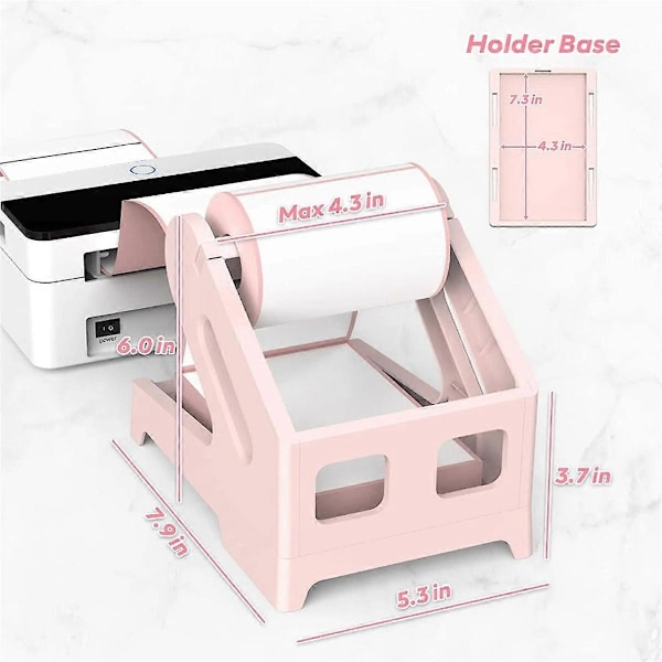 Etiketholdere Termiske etiketholdere til rulle- og foldningsforsendelsesetiketholdere Desktop Printer Acce