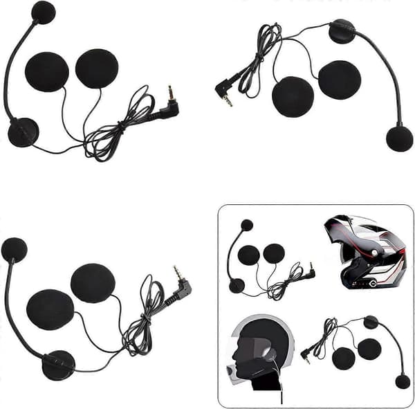 Motorcykel Bluetooth-headset med brusreducerande intercom-mikrofon och väderbeständig design för förare