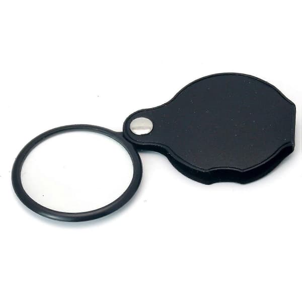 Vikbar Förstoringsglas i Fickformat - Lins 3x Förstoring