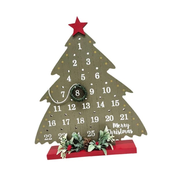 Jul Adventskalender Julkalender för Vardagsrum Sovrum Inomhusdekor