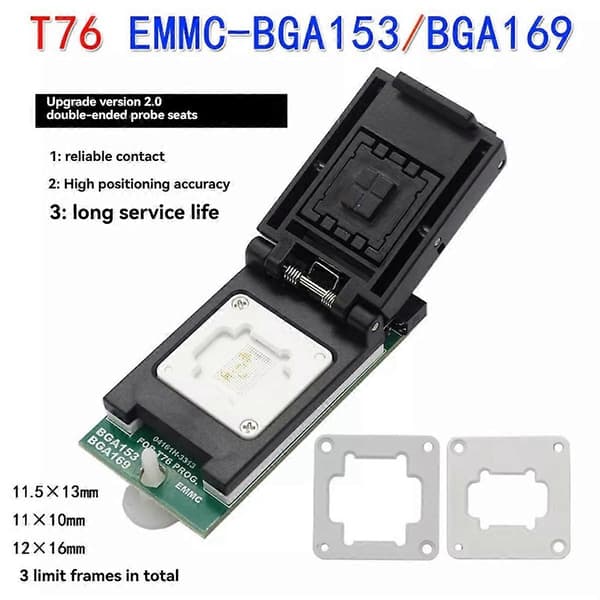 EMMC Chip Adapter til XGecu T76 Programmer