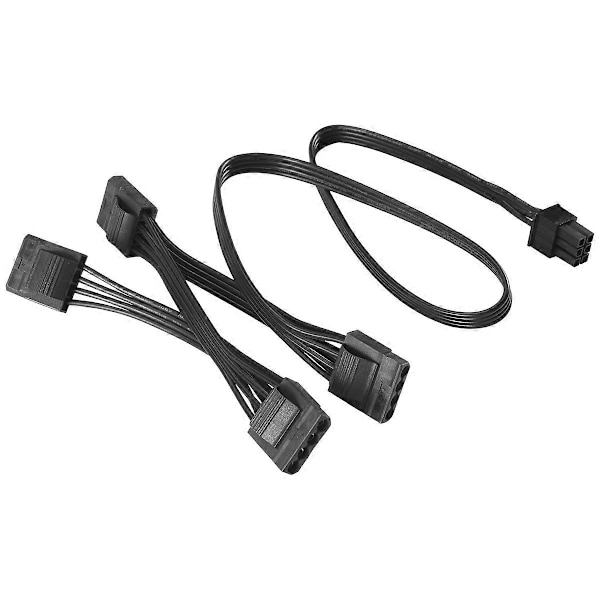 6Pin till 4 Molex Modulär Strömförsörjningskabel 6Pin till 4 IDE-kabel för RM1000X RM850X RM750X RM650X RM55