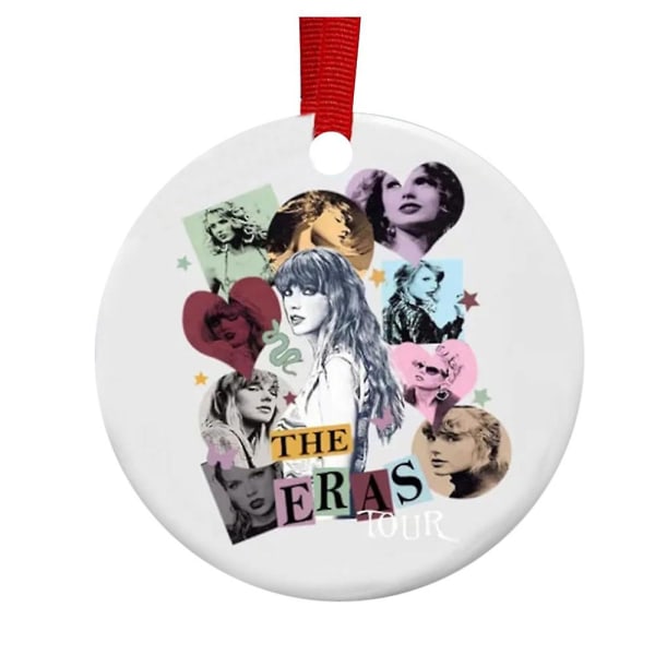 Taylor Swift The Eras Tour Julepynt Fangaver Xmas Træ hængende ornament Home Decor style 4