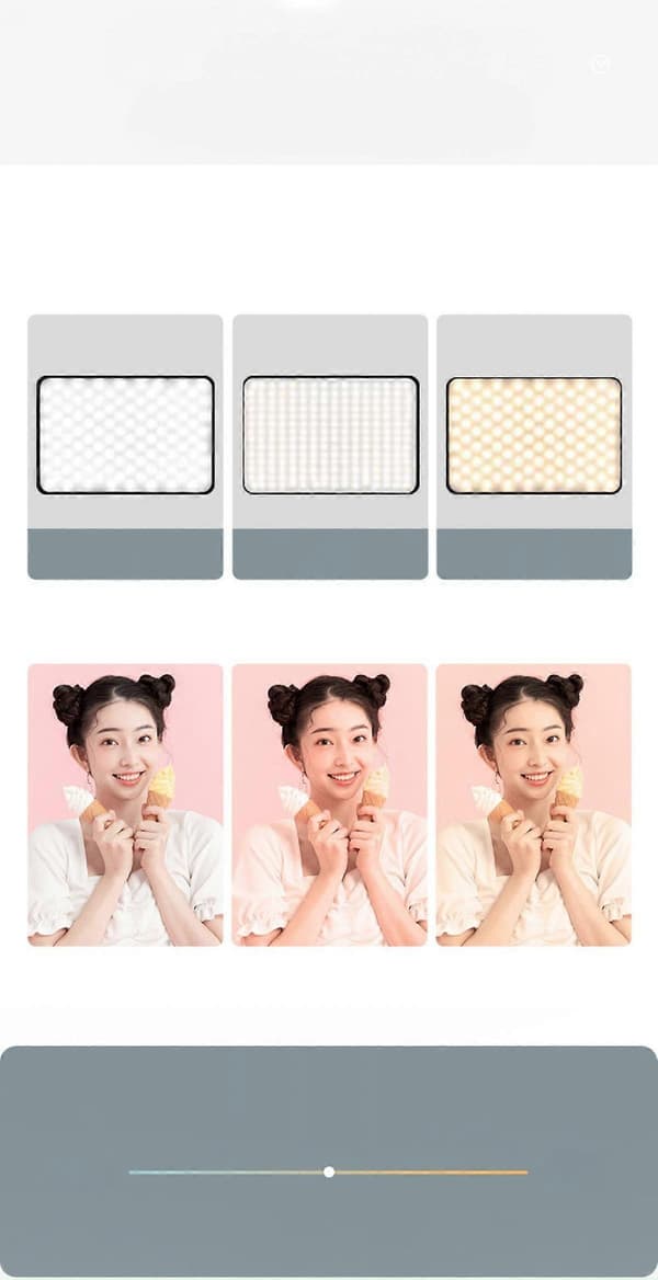 Fotograferingslys LED Videolys 3000-5700k Dimbar Flat Panel Fylllys For Studio