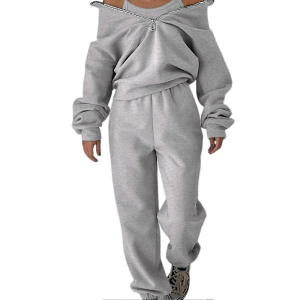 \"Damtracksuits med fleecefoder\"