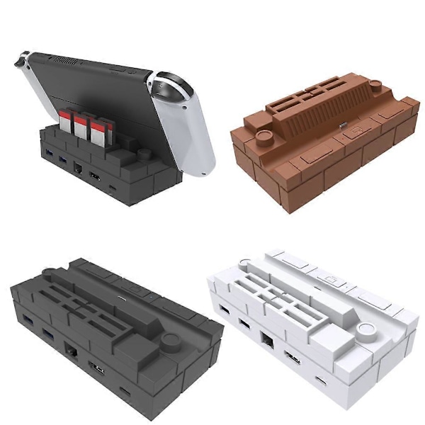 Bærbar HDMI-kompatibel Adapter Base Stand til Switch USB Controller Adapter