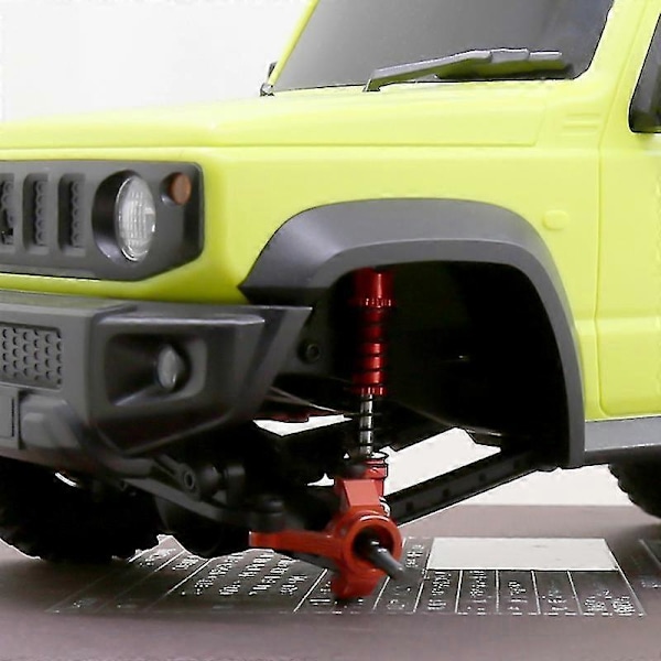 4 kpl Metallivaimennin Xmykc01cm Jimny 1/16 Rc Crawler -auton päivitysosille, musta
