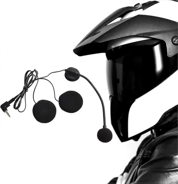 Motorcykel Bluetooth-headset med brusreducerande intercom-mikrofon och väderbeständig design för förare