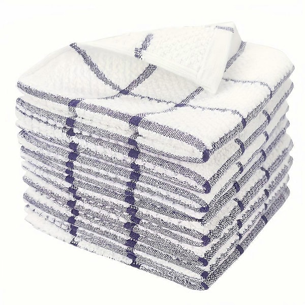 Ny stil 8-pakning Stilige kjøkkenhåndklær med romtema i jacquard - Absorberende, myke og slitesterke 12 oppvaskkluter