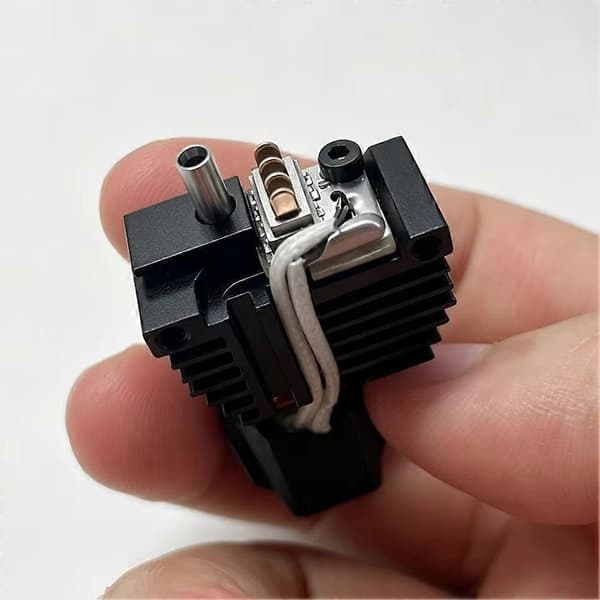 FLASHFORGE Creator 5, Creator 5 Pro -suuttimen C5 Hotend -karkaistu teräs 0,4 mm Creator 5 -ekstruuderin osat Black
