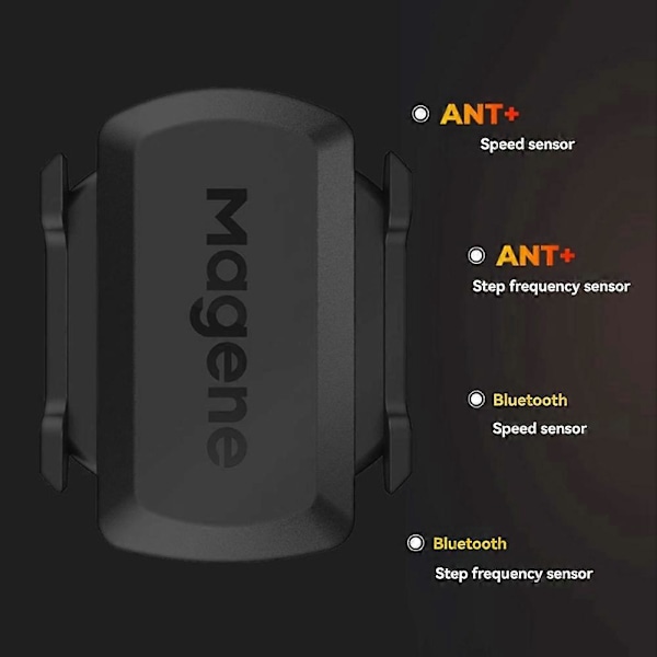 MAGENE Cykelcomputer Speedometer ANT+ Hastighed & Kadence Dual Sensor