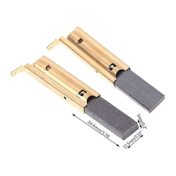 4 stk/sett Vaskemaskin Motor Kullbørster L94mf7 For
