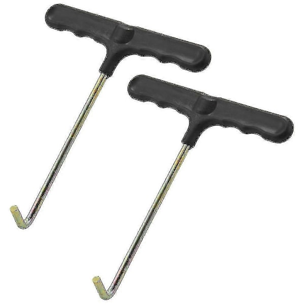 2 st Trampolin Fjäder Draghjälp, Trampolin Draghjälp T-krok Fjäder Draghjälp