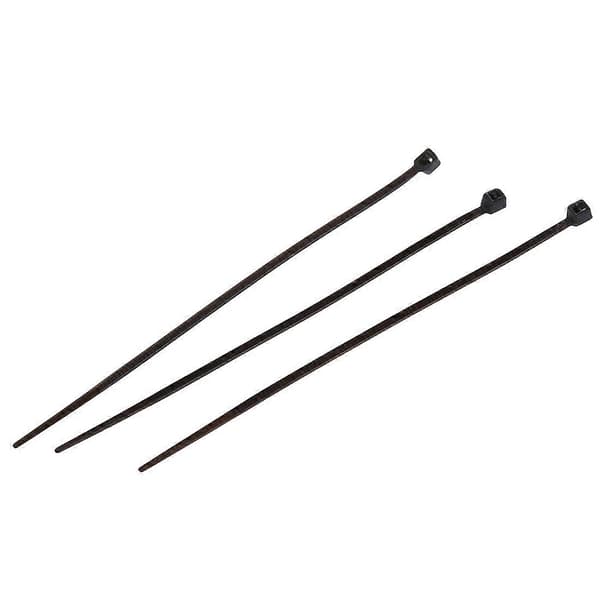 1000 stk. Sorte nylon kabelbånd festebånd 95mm x 2mm