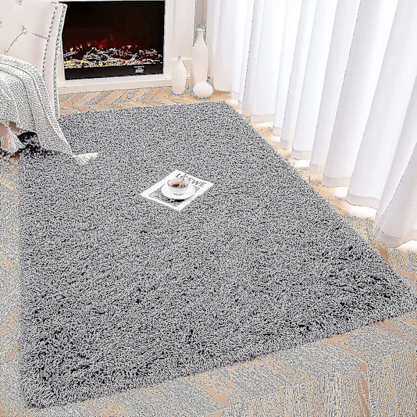 Knfe Soft Fluffy Area Mattor För Sovrum Barnrum Plysch Shaggy Nursery Matta Furry Throw Mattor För Pojkar Gi-3,3 * 4 Feet-lila Grå