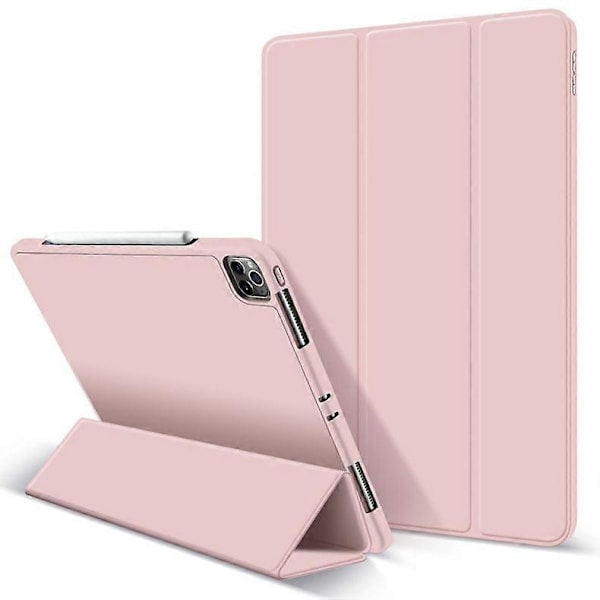 Etui for Ipad Mini5 Beskyttelsesetui Air5 med Pennspor Tri-fold 12,9-tommers Tpu Mykt Læretui
