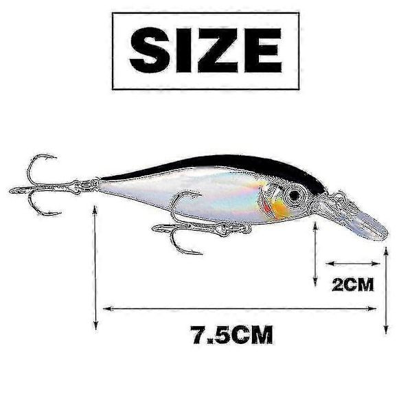 Fiskedrag Fiskekrok Livsliknande Swimbaits Fiske Bete För Bass Öring Saltvatten
