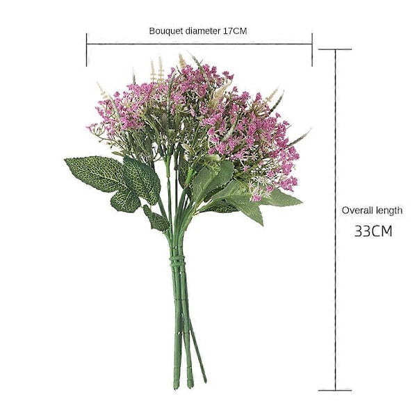 Stjärnbukett Konstgjorda Falska Blommor Växter Heminredning Bröllopsbukett