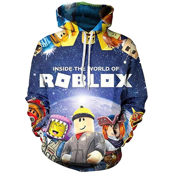 Roblox gaming sport hettegenser genser med hette style 5 6-7 Years