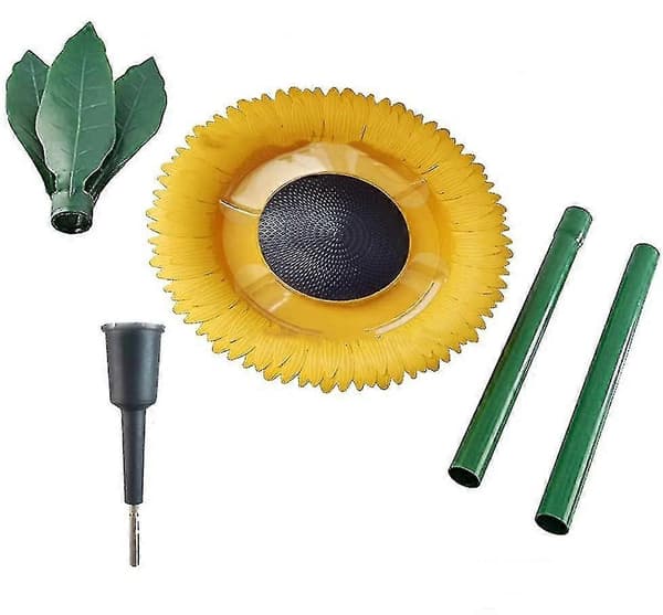 Havedekoration Solsikke Fuglefoder Blomst Formet Fuglefoderbakke Hy