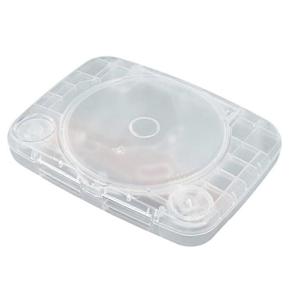 Til PS ONE Retro Videospil Kabinet Transparent Sort