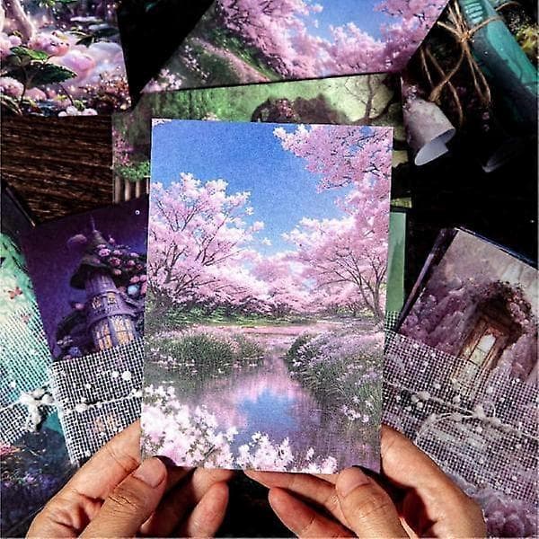 Scrapbook Håndverk Papir Kit Materiale Decoupage Papir Magi