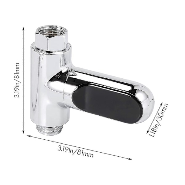 Baby Badtermometrar, LED Vattentermometer Digital Display Duschtemperatur 0~100 Celsius/fahrenheit, 360 Roterande