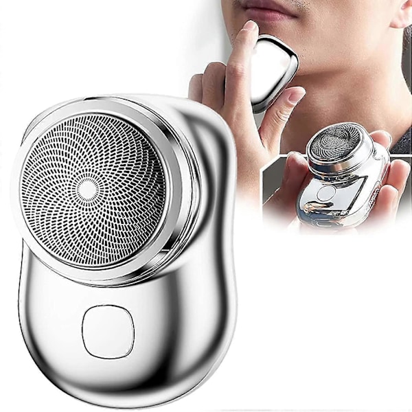 Sähköparranajokone miehille, Mini-Shave kannettava sähköparranajokone, ladattava parranajokone lataus kotiin, autoon, matkalle