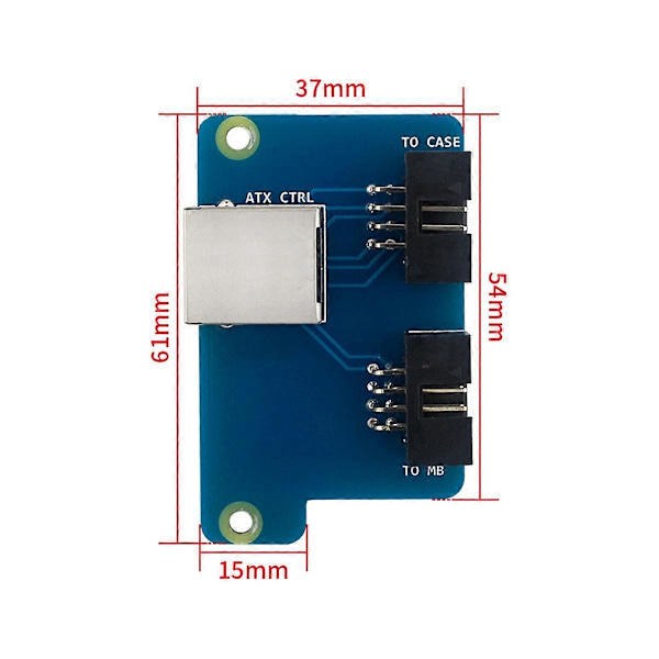 Til BliKVMv4 Tilbehør BliKVM ATX Adapter ATX Adapterkort, til Fjernserverdrift IPKVM
