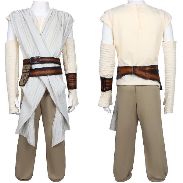 Star Wars Rey Girls Cosplay Kostymer Halloween Cosplay Kostymer L