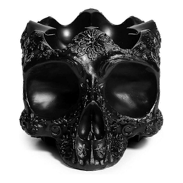 Gotisk Halloween Kranieholder i Resin