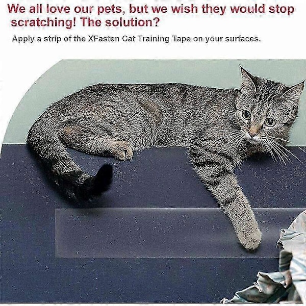 Repskydd för dörrar, möbler och väggar, Hund, Katt, Anti-repskyddsfilm, Transparent, Självhäftande, Anti-repskydd för Soffa, Bord, Bilsäte