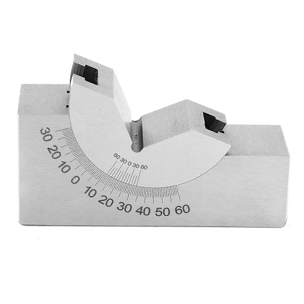 75x25x36 Rostfritt Stål Precision Mikrojusterbar Vinkel V Block Fräsning AP30