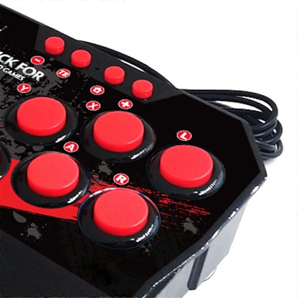 For Switch 4-i-1 Spilljoystick med USB-kabel Spillkonsoll Rocker Arkade Station Switch Android T