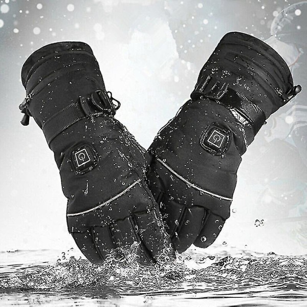 Vintervarmerhandsker El-opvarmede handsker Batteristrøm Varmehandsker/skicykel Motorcykeltilbehør til mænd Kvinder Julegaver til mænd