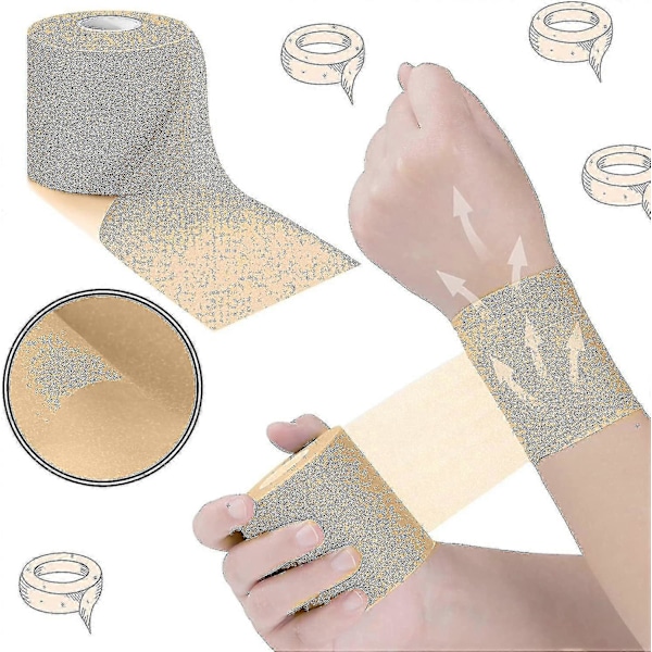 3 stk. Atletisk Forbinding Tape Til Sport Forbinding Atletisk Tape