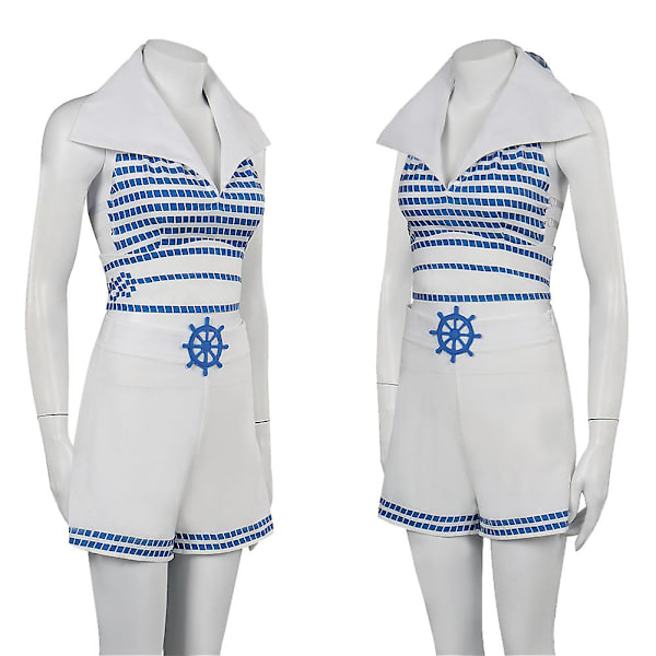 Margot Cosplay Fantasia Sexiga strandkläder 2023 Film Barbei Utklädnad Dräkt Vuxna kvinnor Fantasy Halloween Karneval Festduk Clothes Set S