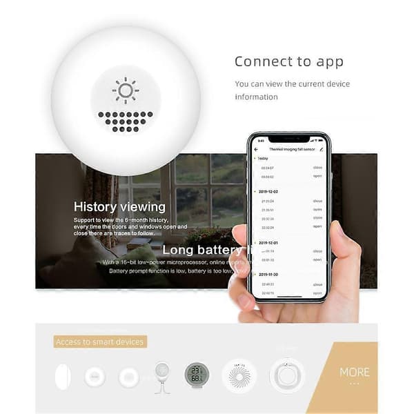 Tuya Zigbee Älykäs Valoanturi Valon Kirkkausanturi