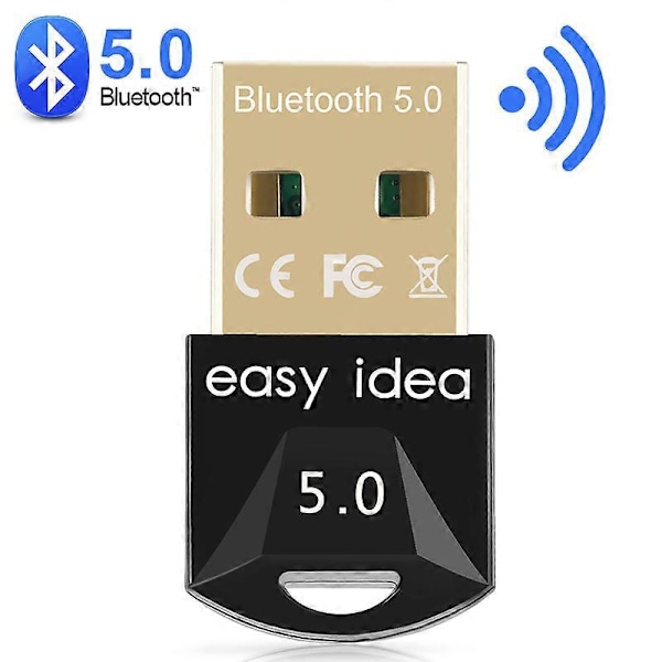 USB Bluetooth Adapter 5.0 Bluetooth Modtager 5.0 Dongle Højhastigheds Transmitter Mini Bluetooth USB Adapter Til PC Computer Laptop
