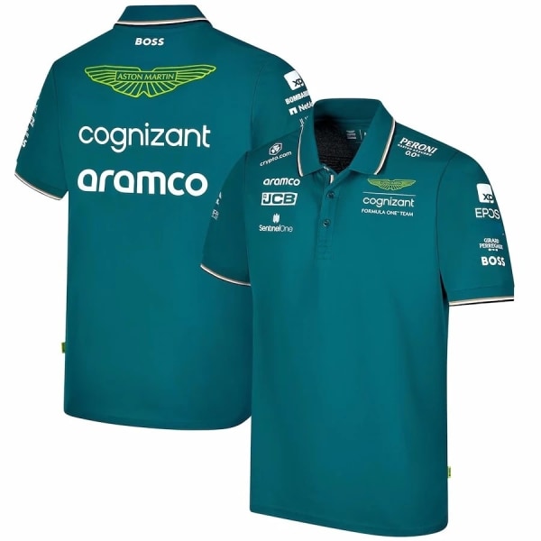 2023 Aston Martin Aramco Spanien - F1 Team pikétröja M