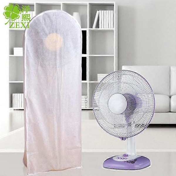 Gulvstående elektrisk ventilator, fuld dækning, støvdække, opbevaringspose, husholdningsudstyr, ventilatorbeskyttelse, non-woven stof QYRoadWolf