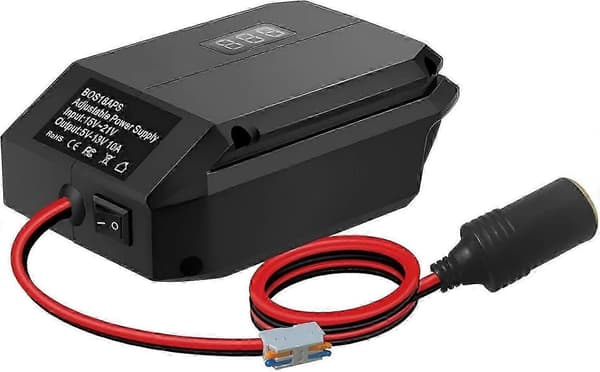 25-26 18V til 12V Step Down Converter til Bosch 18V GBA batteriadapter cigarettænderadapter strømadapter bilkøleskab Step Down Co