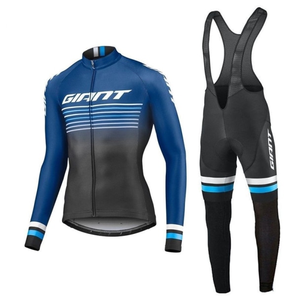 2023 GIANT Cykeltröja Set Höst Långärmad Ropa Ciclismo Cykelkläder för män Cykelkläder MTB Road Bike Suit Maillot Gold XXL