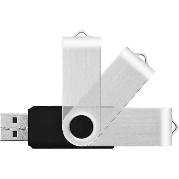 10-pak 4GB Flash Drive 4gb USB 2.0 Flash Drives USB-drev Jump Drive Bulk Thumb Drive Drejelig Memory Stick Sort