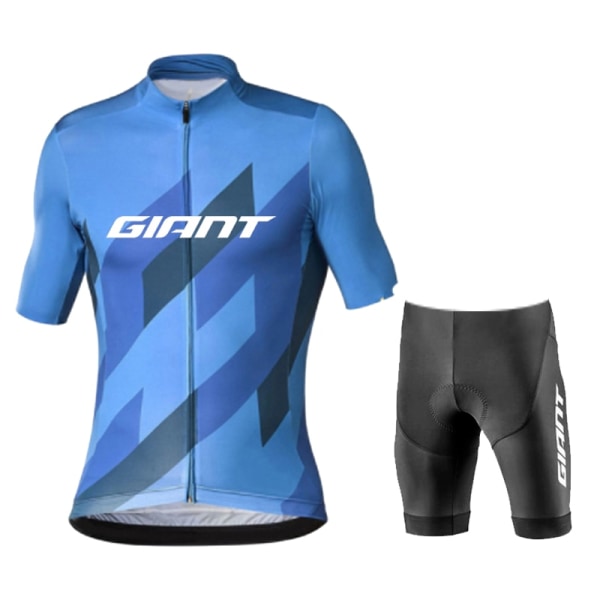 Cykeltrøjesæt 2023 Sommer MTB Cykeltøj GIANT Cykeluniform Maillot Ropa Ciclismo Hombre Cykelbeklædningsdragt til mænd Photo Color-7 XS