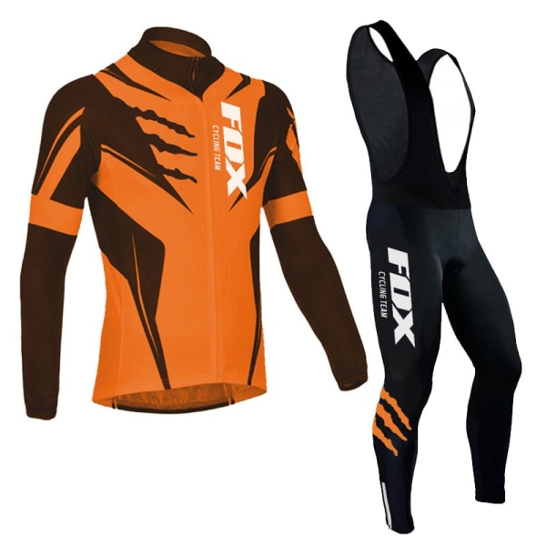 Fox Cycling Team Cykeltröja herr långärmad MTB-cykelkläder equipacion ciclismo hombre Cykelkläder Racing Cykelkläder 16 4XL