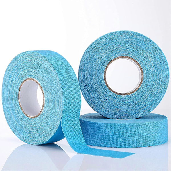 Hockeytape, 1\" x25m Selvklebende Stofftape, Hokey Stick Blad Håndtak Skaft Bat Sportstape, Sklisikkert Grepsbånd for Ishockey