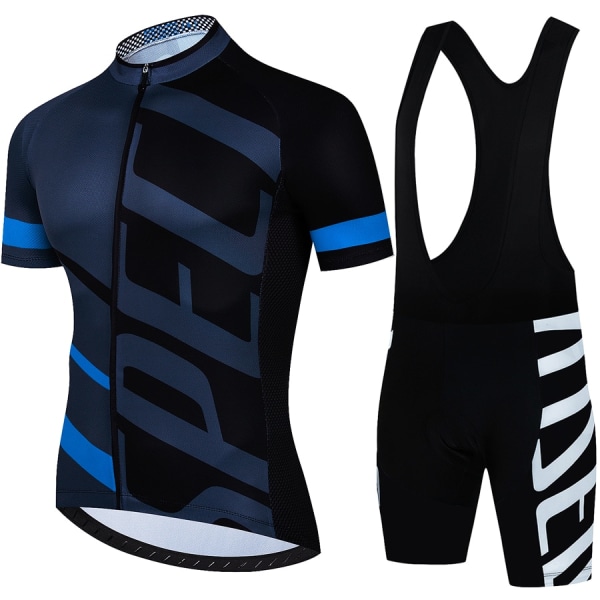 2023 Pro Team Cykeltröja Set Sommar Cykelkläder MTB Cykelkläder Uniform Maillot Ropa Ciclismo Man Cykelcykeldräkt Army Green M